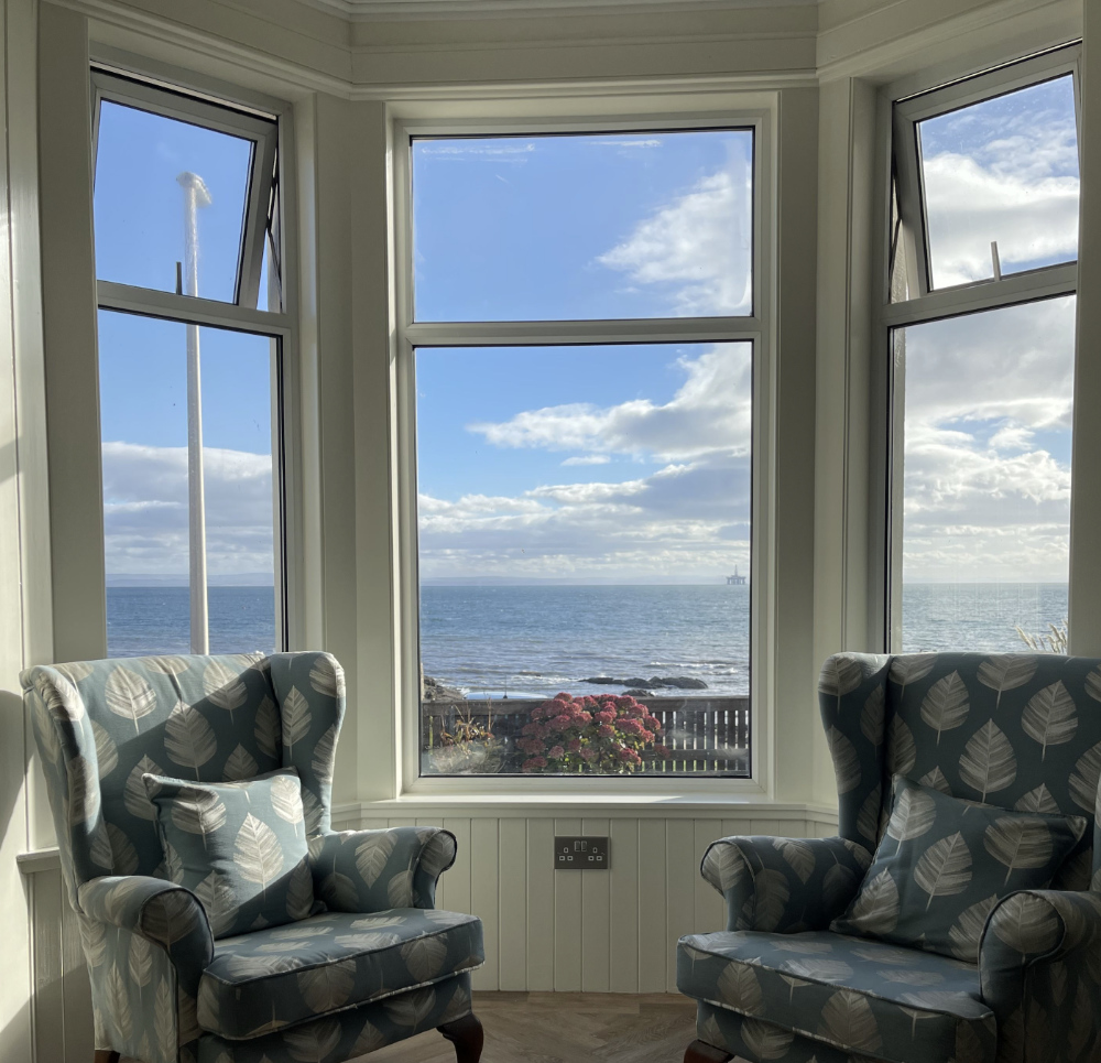 Beachfront holiday home in Fife